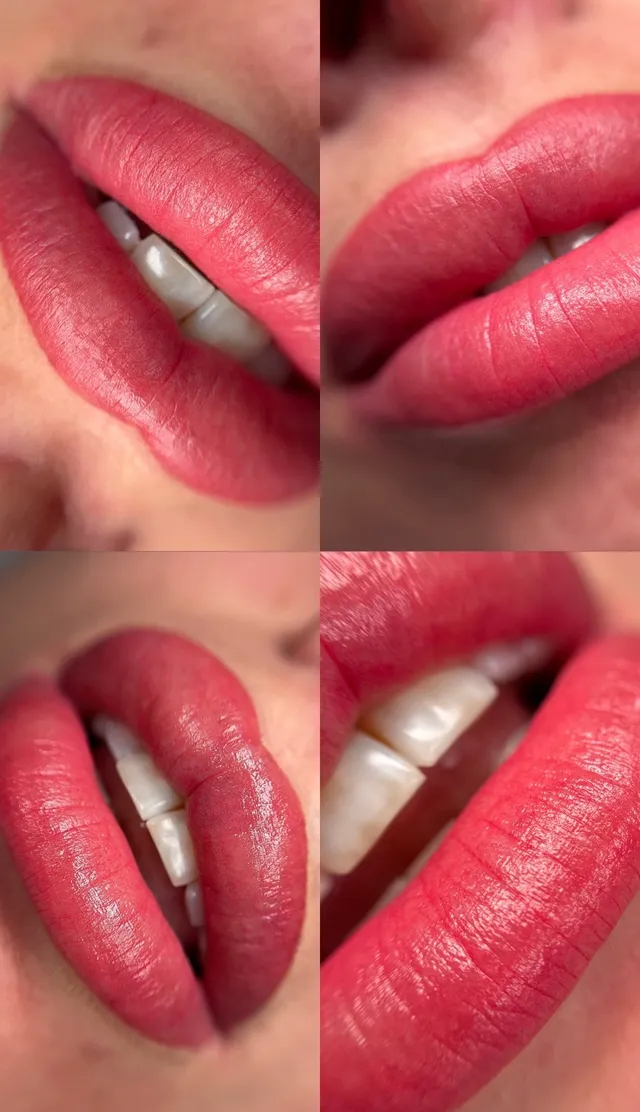 Trabajo real: Full Lips — acuarela